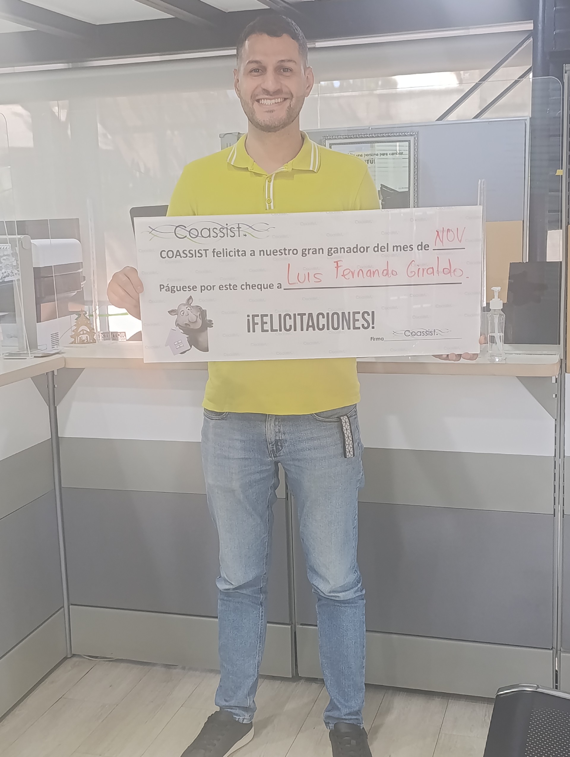 Ganador sorteo Febrero